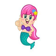 Mermaid Thumbs Up