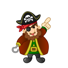 Fat Pirate Pointing
