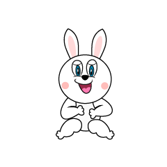 Conejo riendo