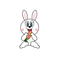 Comiendo conejo
