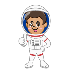 Boy Astronaut Thumbs Up