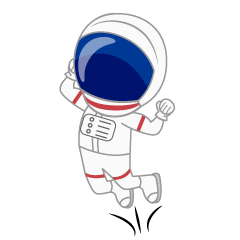 Jumping Astronaut