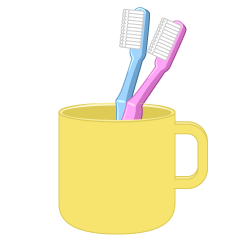 Toothbrush in Cup
