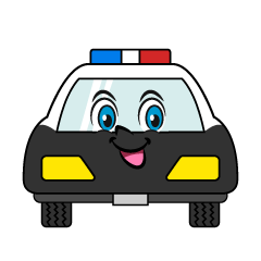 Smile Police Car