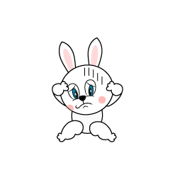 Conejo deprimido