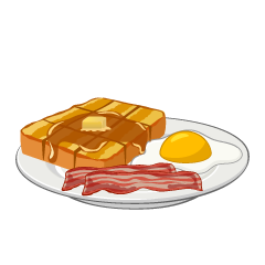 French Toast and Egg