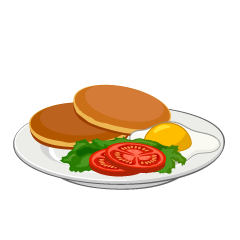 Pancake and Tomato