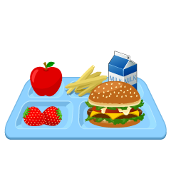 Healthy Food Lunch Clip Art Free PNG Image｜Illustoon