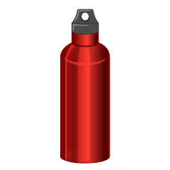 Red Stainless Water Bottle