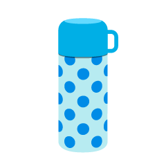 Dot Pattern Water Bottle