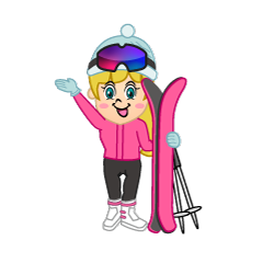 Girl Skier Hi