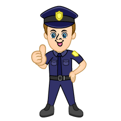 Thumbs Up Policeman