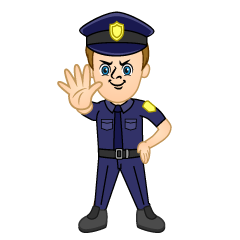 Stop Gesture Policeman