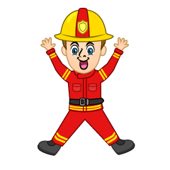 Red Firefighter Surprising