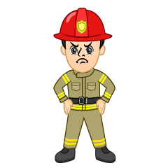 Angry Firefighter