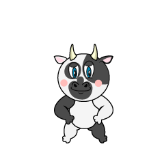 Confidently Cow