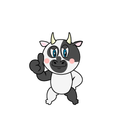 Thumbs up Cow