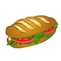 Healthy Baguette Sandwich