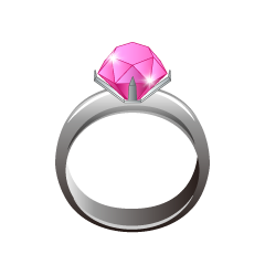 Pink Engagement Ring