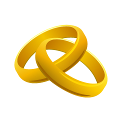 Cross Gold Wedding Rings