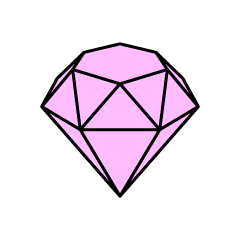 Diamante Rosa Simple