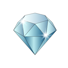 Sparkling Light Blue Diamond