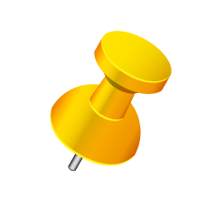 Yellow Pushpin