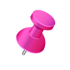 Pink Pushpin