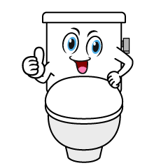 Toilet Bowl Thumbs Up