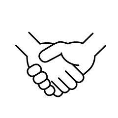 handshake clip art symbols