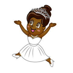 Joyful African American Bride
