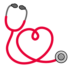 Stethoscope with Heart