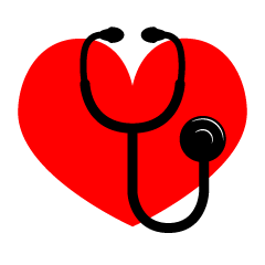 Stethoscope and Red Heart