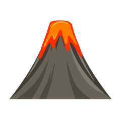 High Rocky Volcano