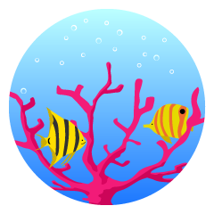 Coral with Tropical Fish