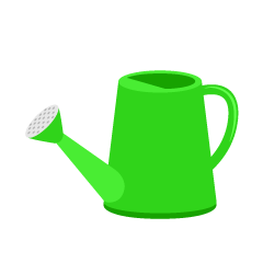 Yellow Green Watering Can