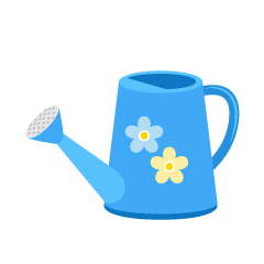 Light Blue Watering Can