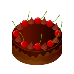 Chocolate Cake with Cherry