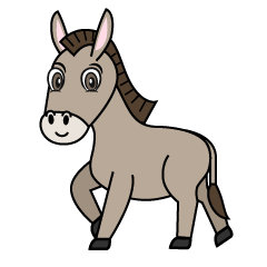 Taupe Donkey