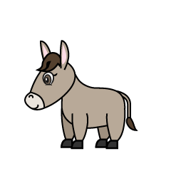 Taupe Donkey Foal