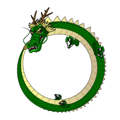 Japanese Dragon Circle