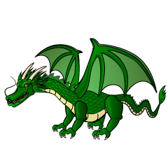 Cool Dragon from Side