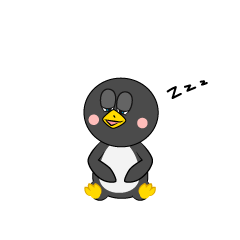 Sleeping Penguin