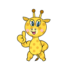 Thumbs up Giraffe