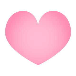 Pink Heart Happy Valentine's Day Clip Art Free PNG Image｜Illustoon