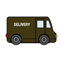 Cute Delivery Van