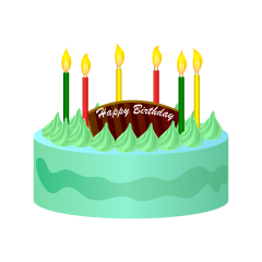 Emerald Green Birthday Cake