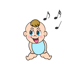 Bebé cantando