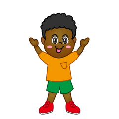 Raising hand Boy Cartoon Free PNG Image｜Illustoon