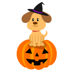 Dog Halloween Pumpkin